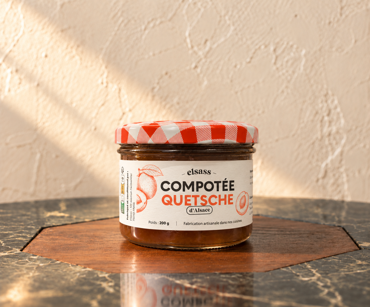 Compotée de quetsche d'Alsace