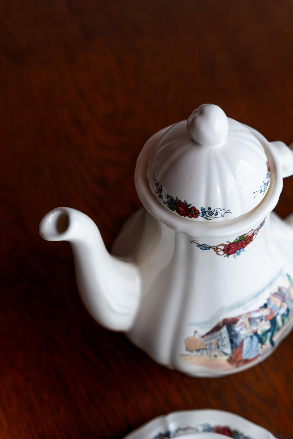 Cafetière Obernai — « La danse au village » — Henri Loux