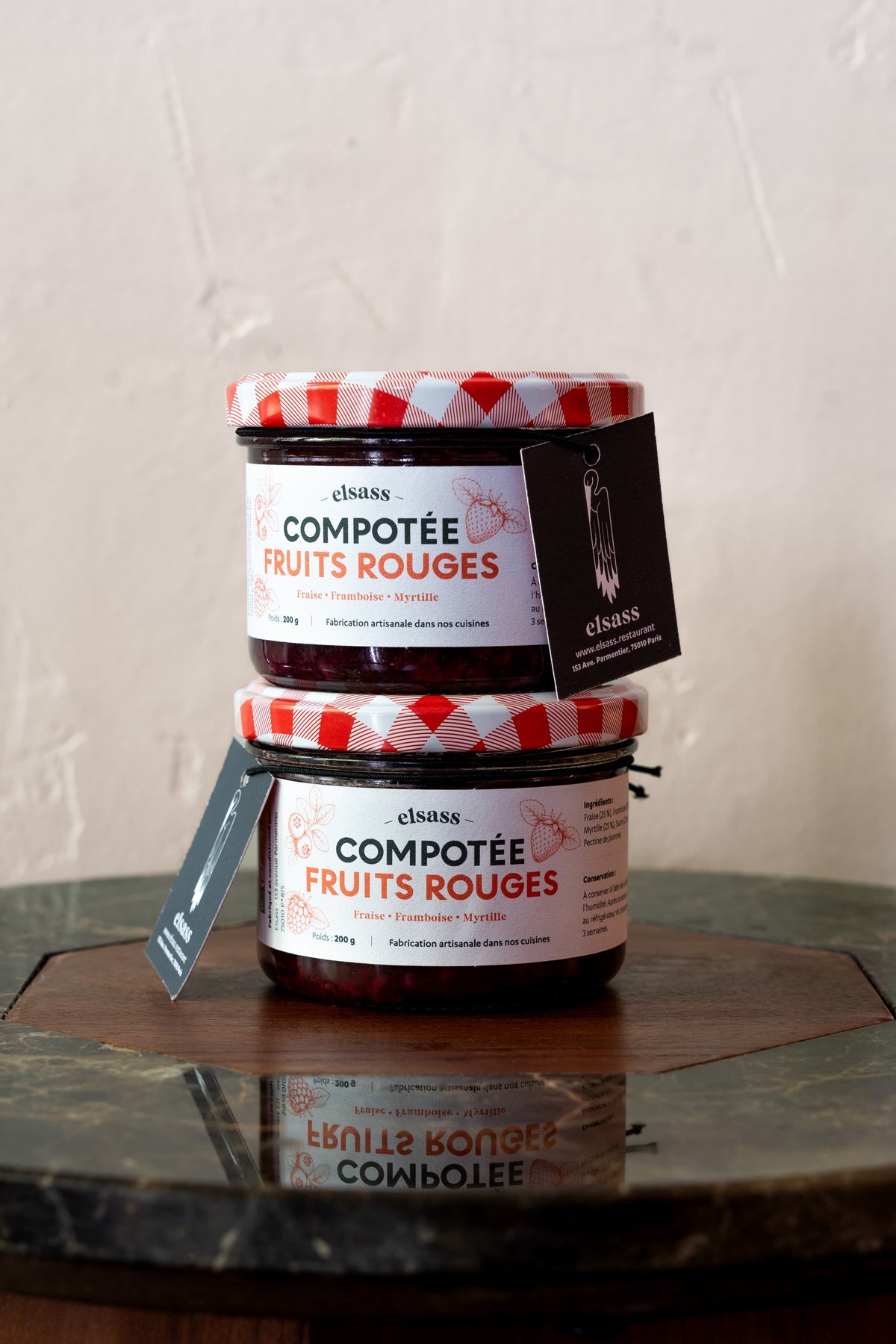 Compotée de fruits rouges - Fraise, framboises & myrtilles