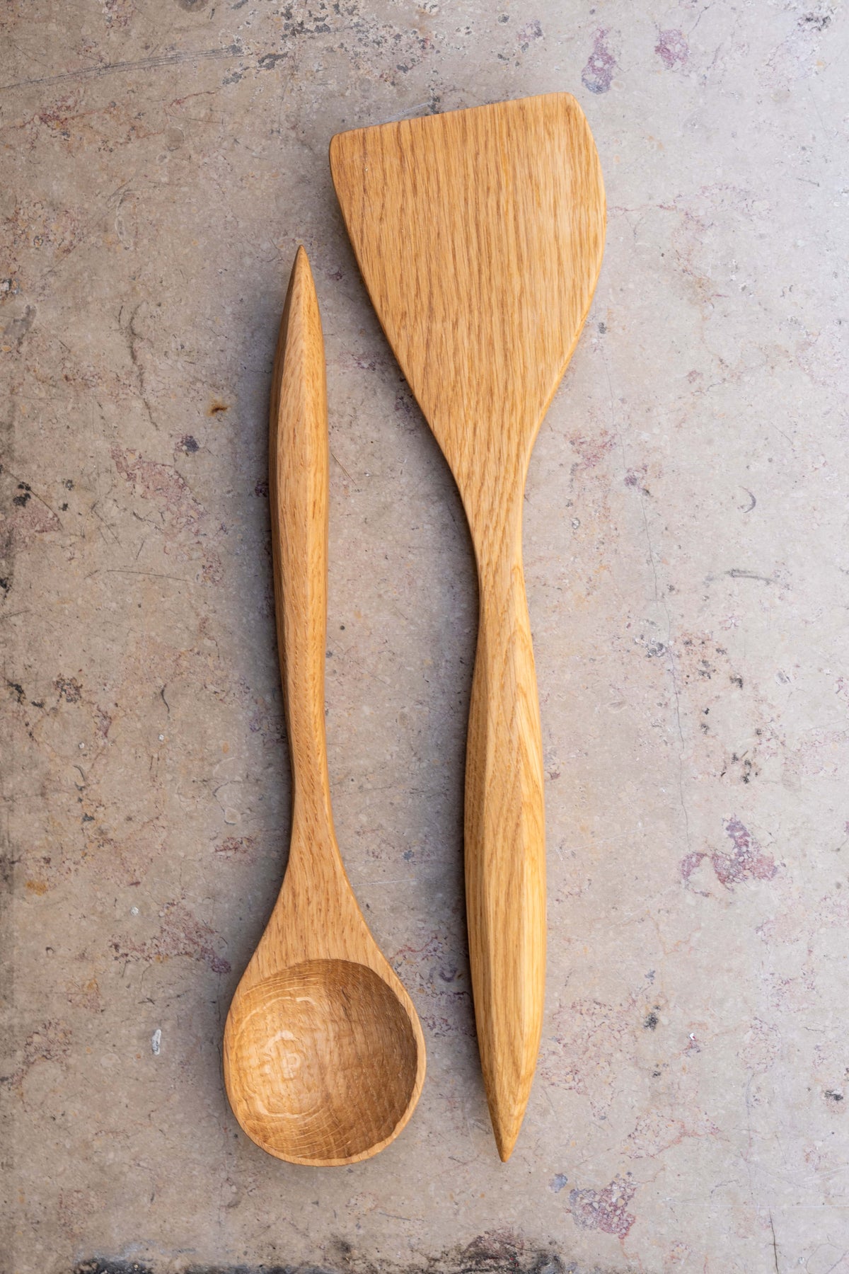 Set cuillère et spatule en bois – Fabrication artisanale alsacienne