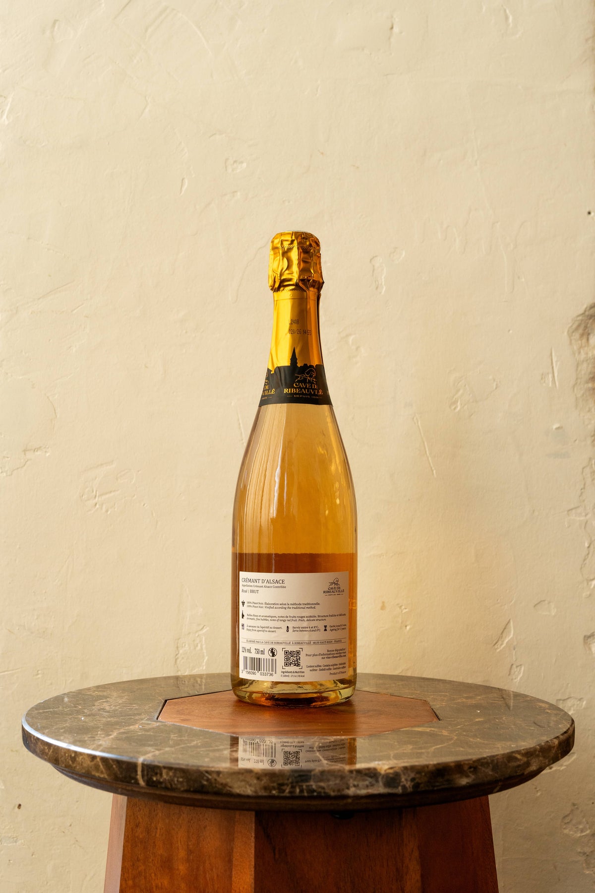 Crémant brut rosé d’Alsace – Cave de Ribeauvillé
